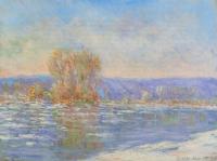 Monet, Claude Oscar - Floating Ice near Bennecourt